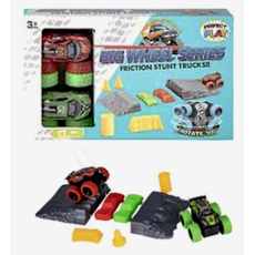 Alloy Stunt Monsters Set, with Accessories